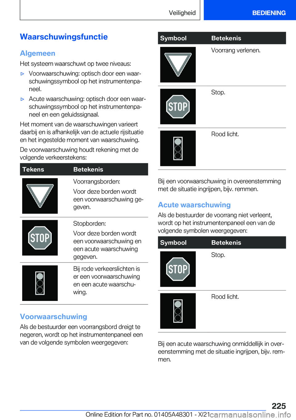 BMW X3 2022  Instructieboekjes (in Dutch) �W�a�a�r�s�c�h�u�w�i�n�g�s�f�u�n�c�t�i�e
�A�l�g�e�m�e�e�n
�H�e�t��s�y�s�t�e�e�m��w�a�a�r�s�c�h�u�w�t��o�p��t�w�e�e��n�i�v�e�a�u�s�:'x�V�o�o�r�w�a�a�r�s�c�h�u�w�i�n�g�:��o�p�t�i�s�c�h��d�o�o