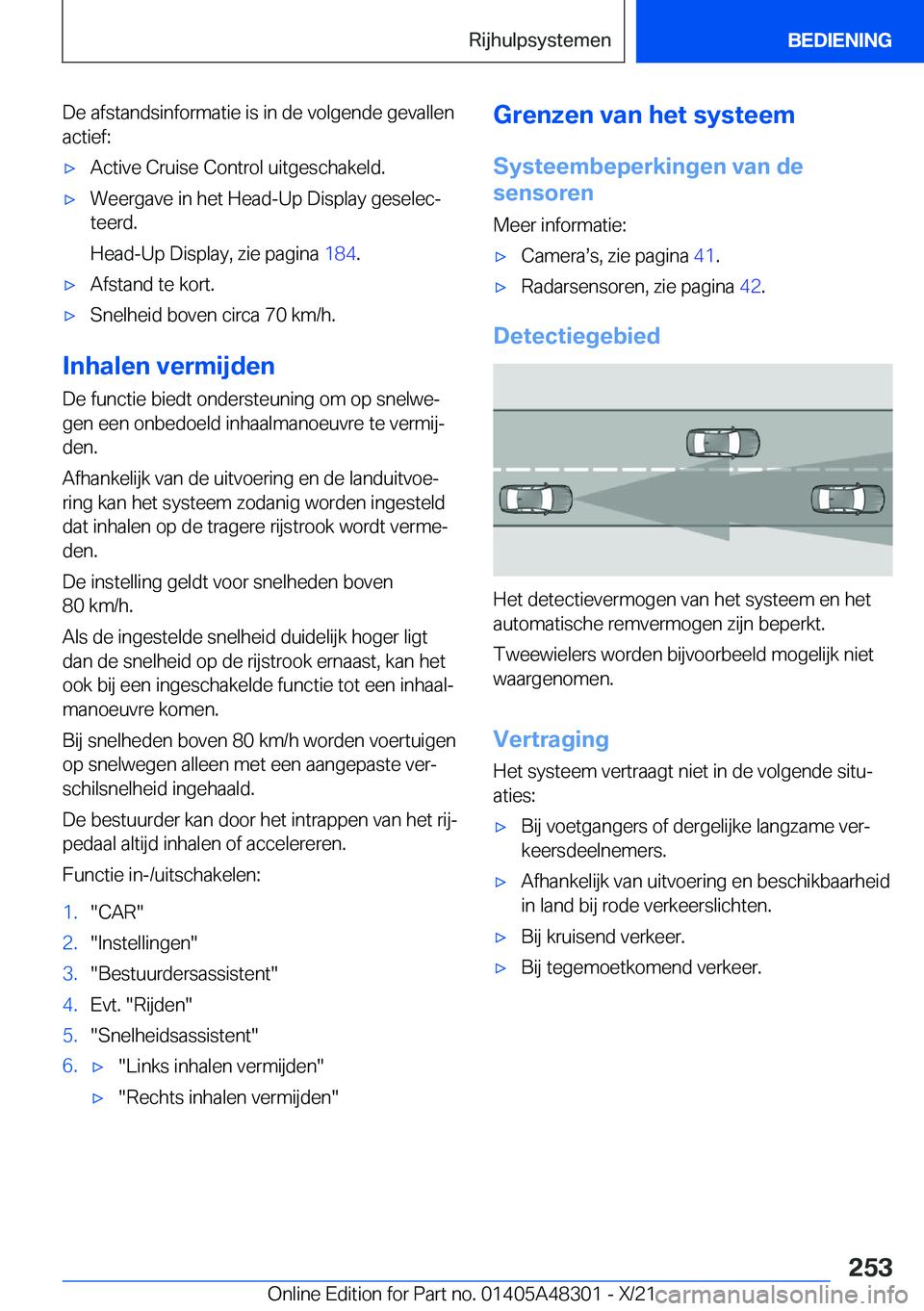 BMW X3 2022  Instructieboekjes (in Dutch) �D�e��a�f�s�t�a�n�d�s�i�n�f�o�r�m�a�t�i�e��i�s��i�n��d�e��v�o�l�g�e�n�d�e��g�e�v�a�l�l�e�n�a�c�t�i�e�f�:'x�A�c�t�i�v�e��C�r�u�i�s�e��C�o�n�t�r�o�l��u�i�t�g�e�s�c�h�a�k�e�l�d�.'x�W�e�e
