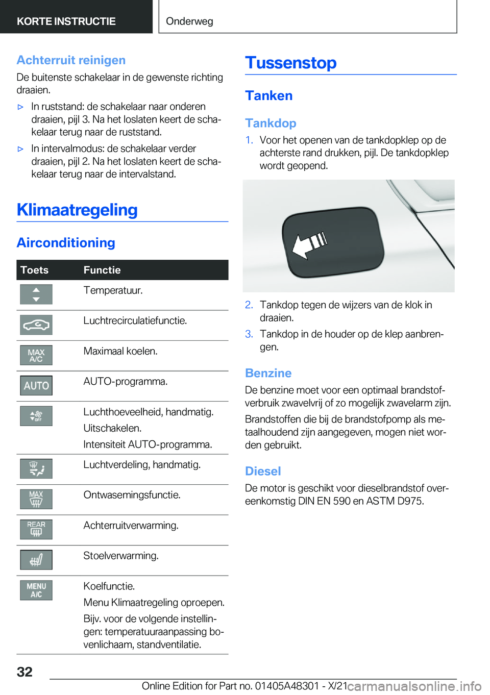 BMW X3 2022  Instructieboekjes (in Dutch) �A�c�h�t�e�r�r�u�i�t��r�e�i�n�i�g�e�n
�D�e��b�u�i�t�e�n�s�t�e��s�c�h�a�k�e�l�a�a�r��i�n��d�e��g�e�w�e�n�s�t�e��r�i�c�h�t�i�n�g
�d�r�a�a�i�e�n�.'x�I�n��r�u�s�t�s�t�a�n�d�:��d�e��s�c�h�a�k