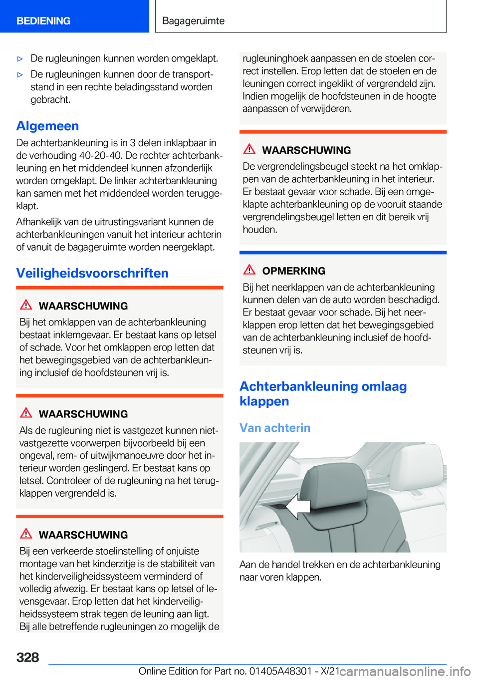 BMW X3 2022  Instructieboekjes (in Dutch) 'x�D�e��r�u�g�l�e�u�n�i�n�g�e�n��k�u�n�n�e�n��w�o�r�d�e�n��o�m�g�e�k�l�a�p�t�.'x�D�e��r�u�g�l�e�u�n�i�n�g�e�n��k�u�n�n�e�n��d�o�o�r��d�e��t�r�a�n�s�p�o�r�tj
�s�t�a�n�d��i�n��e�e�n�