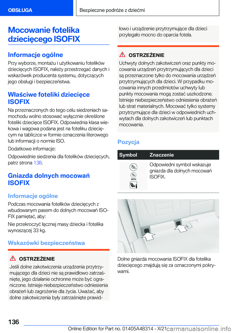 BMW X3 2022  Instrukcja obsługi (in Polish) �M�o�c�o�w�a�n�i�e��f�o�t�e�l�i�k�a�d�z�i�e�c�i�