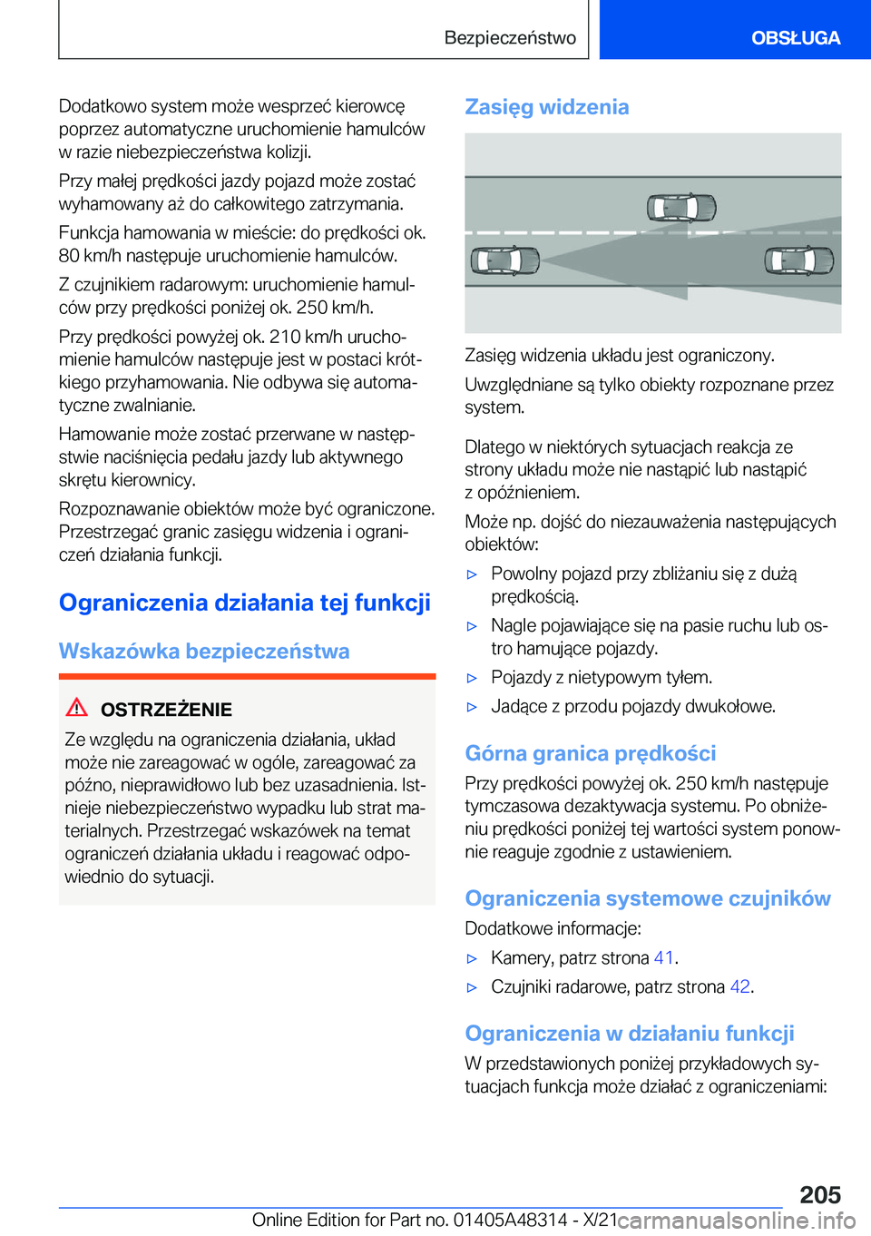 BMW X3 2022  Instrukcja obsługi (in Polish) �D�o�d�a�t�k�o�w�o��s�y�s�t�e�m��m�o9�e��w�e�s�p�r�z�e�