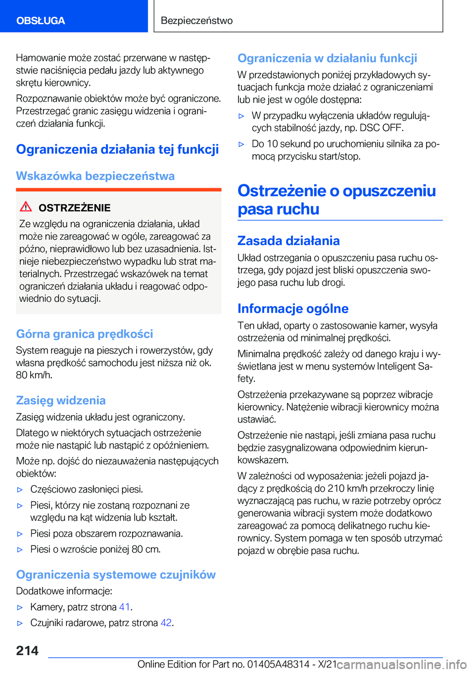 BMW X3 2022  Instrukcja obsługi (in Polish) �H�a�m�o�w�a�n�i�e��m�o9�e��z�o�s�t�a�