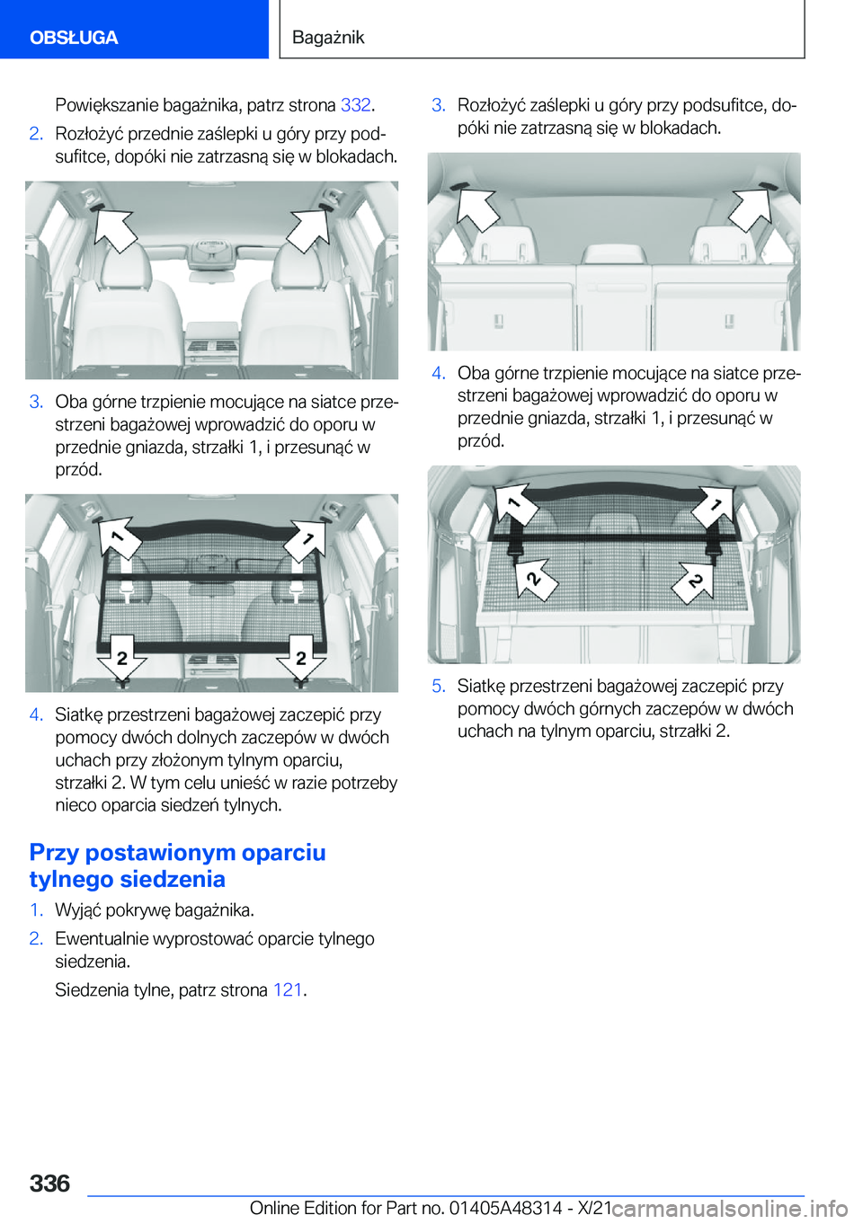 BMW X3 2022  Instrukcja obsługi (in Polish) �P�o�w�i�