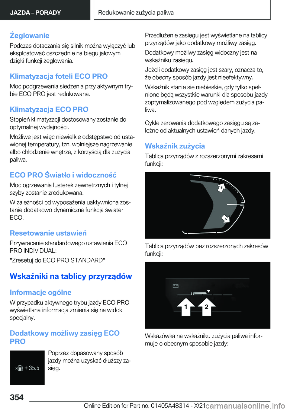 BMW X3 2022  Instrukcja obsługi (in Polish) 8�e�g�l�o�w�a�n�i�e
�P�o�d�c�z�a�s��d�o�t�a�c�z�a�n�i�a��s�i�
