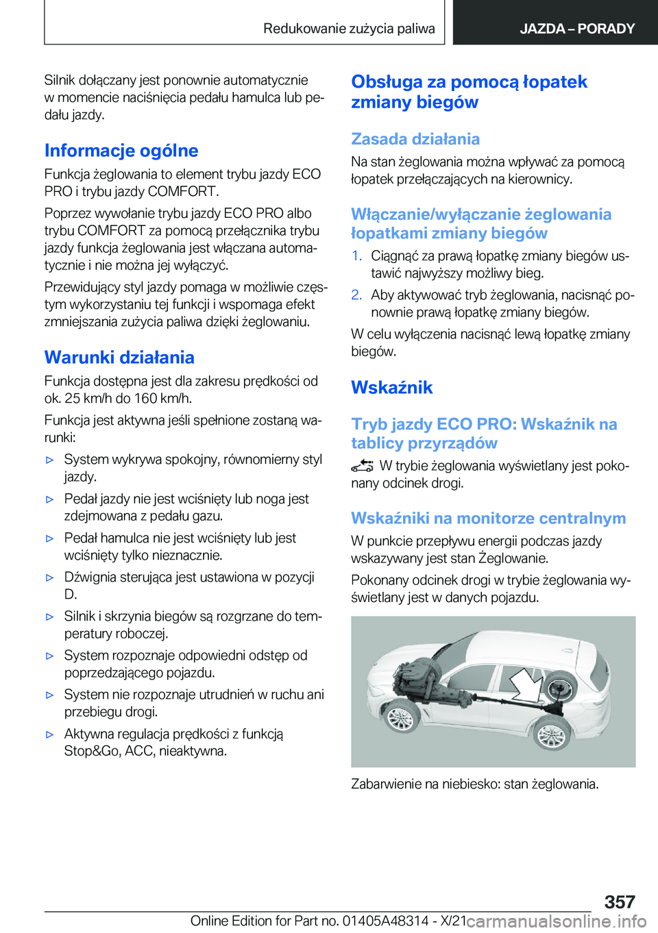 BMW X3 2022  Instrukcja obsługi (in Polish) �S�i�l�n�i�k��d�o�ł�