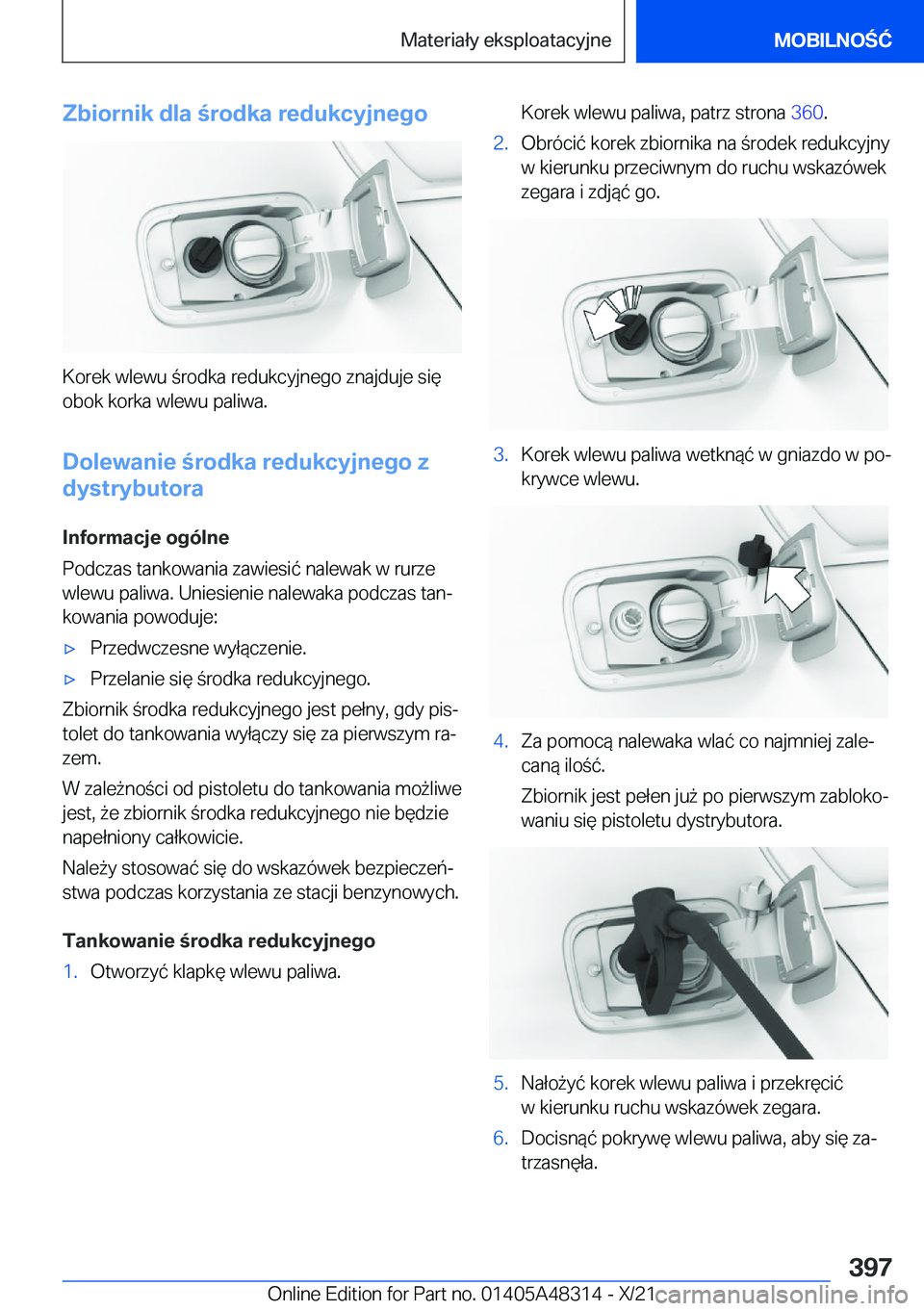 BMW X3 2022  Instrukcja obsługi (in Polish) �Z�b�i�o�r�n�i�k��d�l�a��r�o�d�k�a��r�e�d�u�k�c�y�j�n�e�g�o
�K�o�r�e�k��w�l�e�w�u��r�o�d�k�a��r�e�d�u�k�c�y�j�n�e�g�o��z�n�a�j�d�u�j�e��s�i�