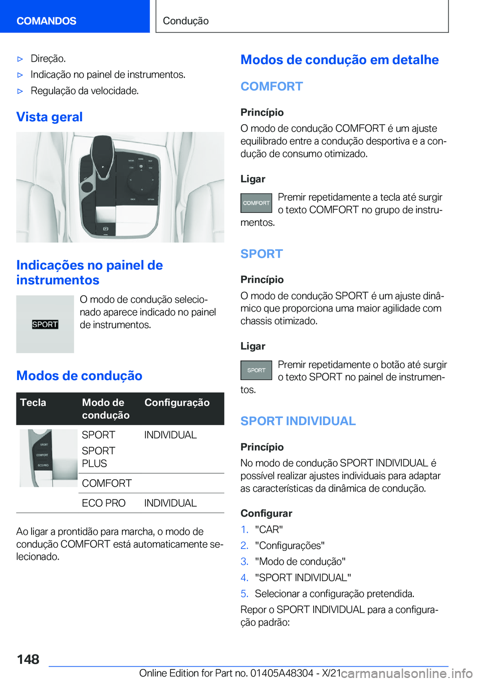 BMW X3 2022  Manual do condutor (in Portuguese) x�D�i�r�e�