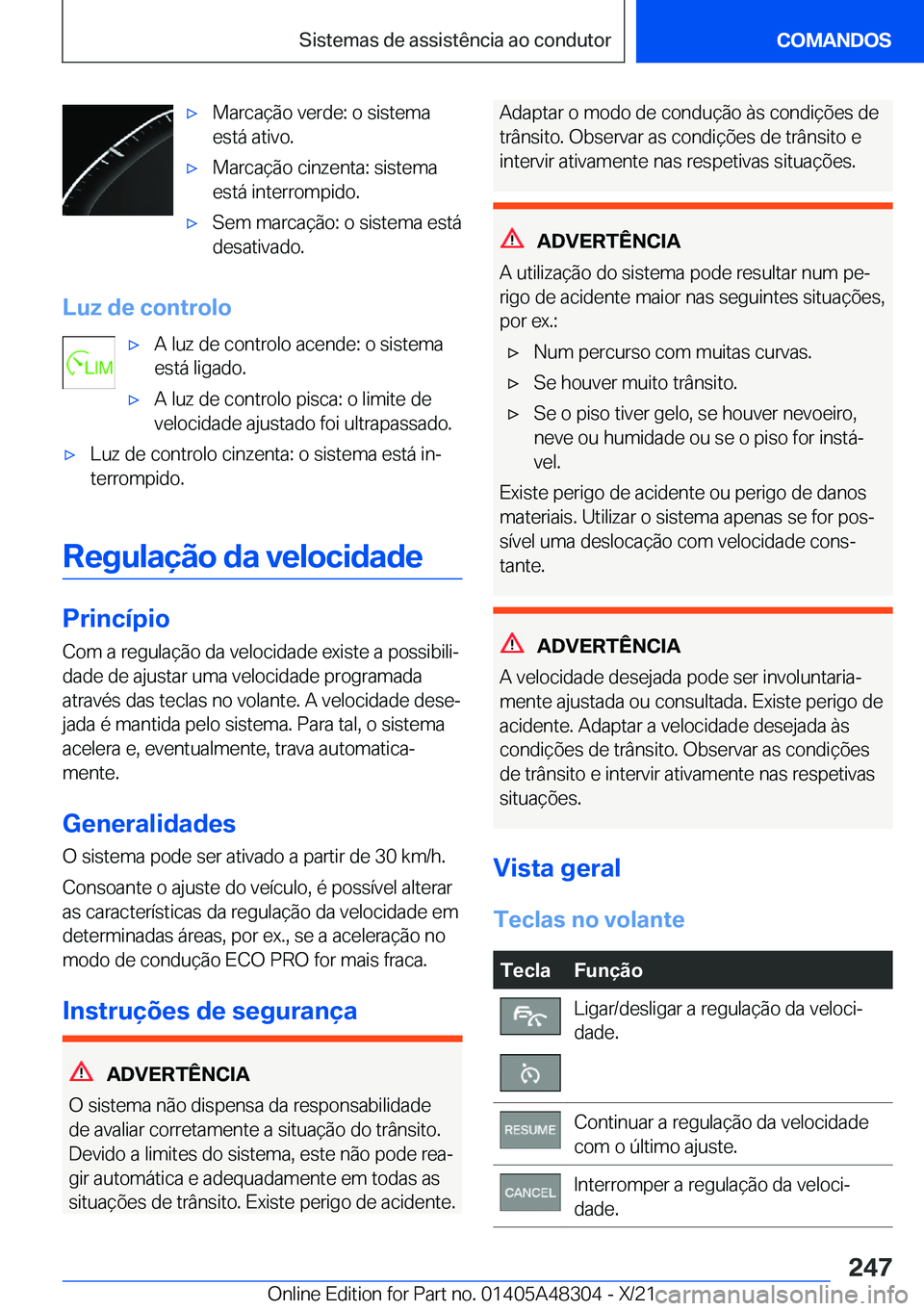 BMW X3 2022  Manual do condutor (in Portuguese) x�M�a�r�c�a�