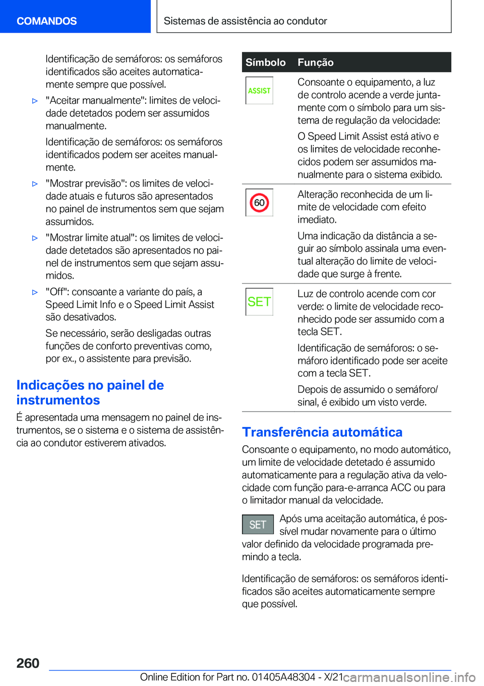 BMW X3 2022  Manual do condutor (in Portuguese) �I�d�e�n�t�i�f�i�c�a�
