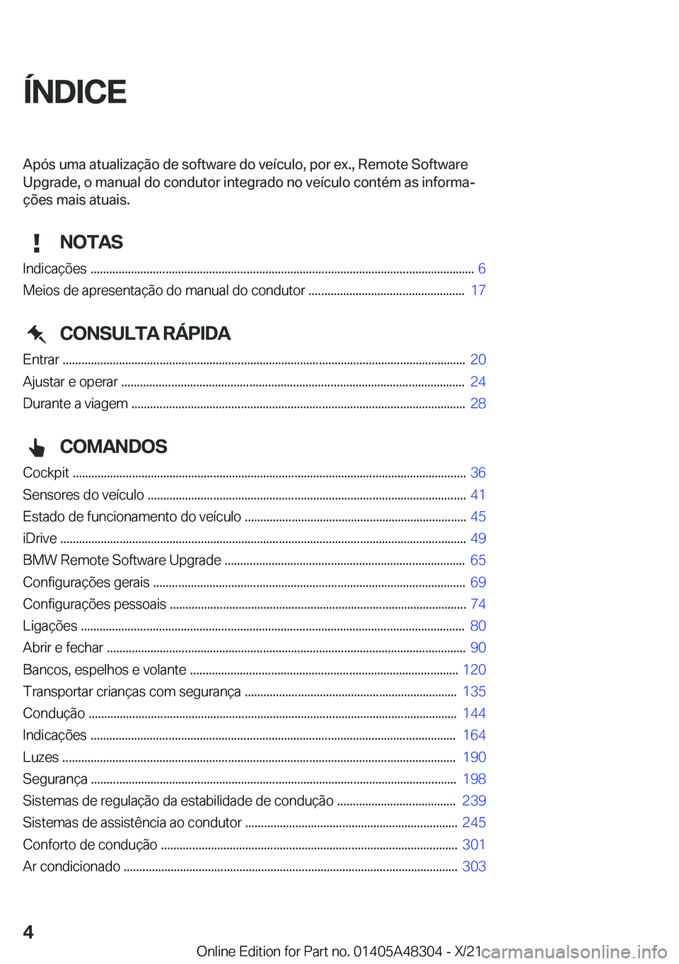 BMW X3 2022  Manual do condutor (in Portuguese) �