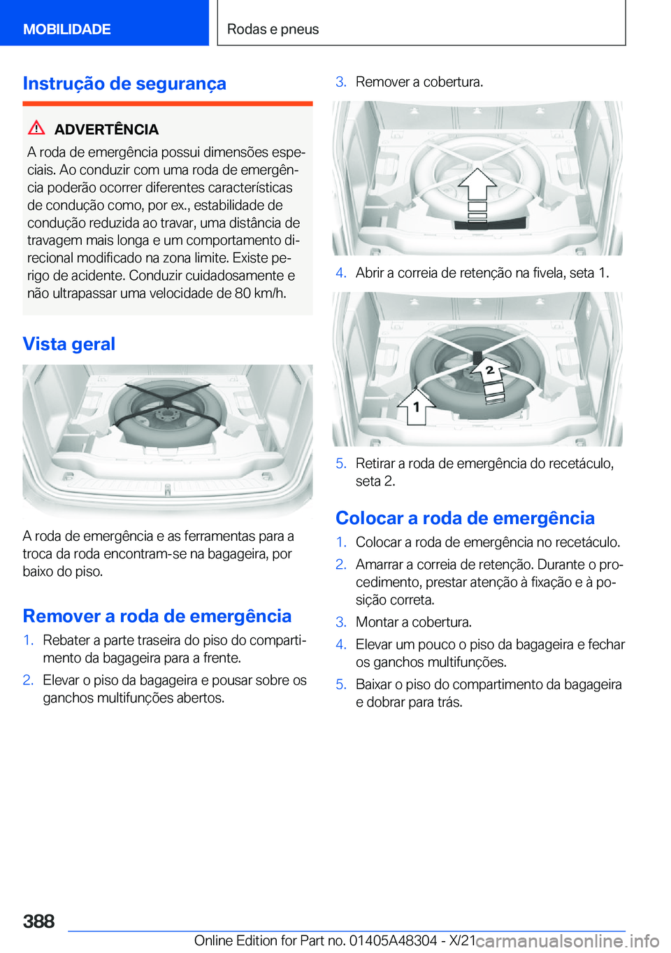 BMW X3 2022  Manual do condutor (in Portuguese) �I�n�s�t�r�u�