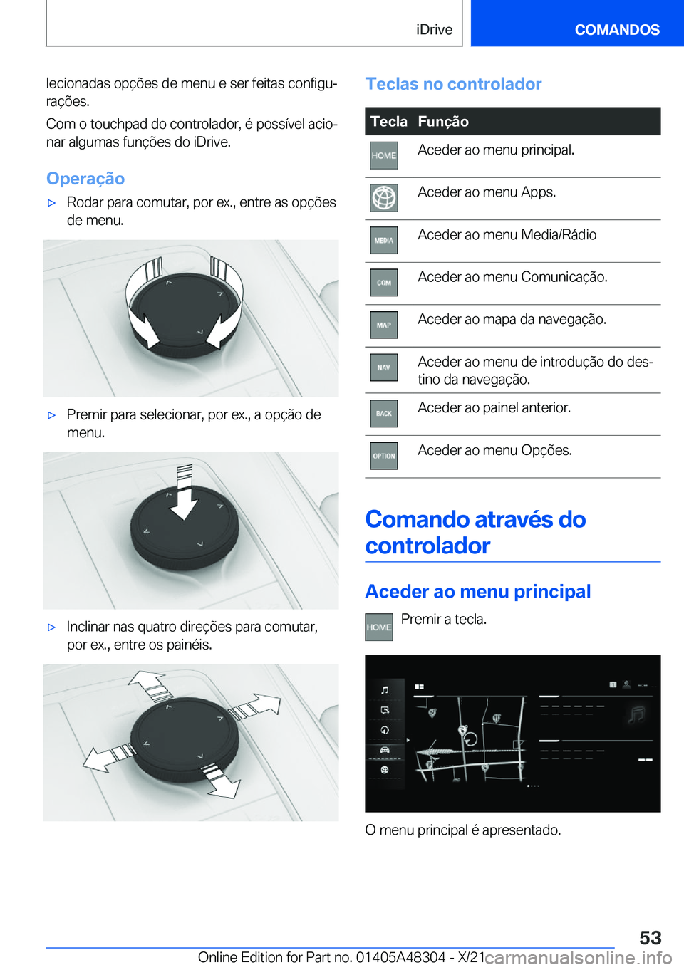 BMW X3 2022  Manual do condutor (in Portuguese) �l�e�c�i�o�n�a�d�a�s��o�p�