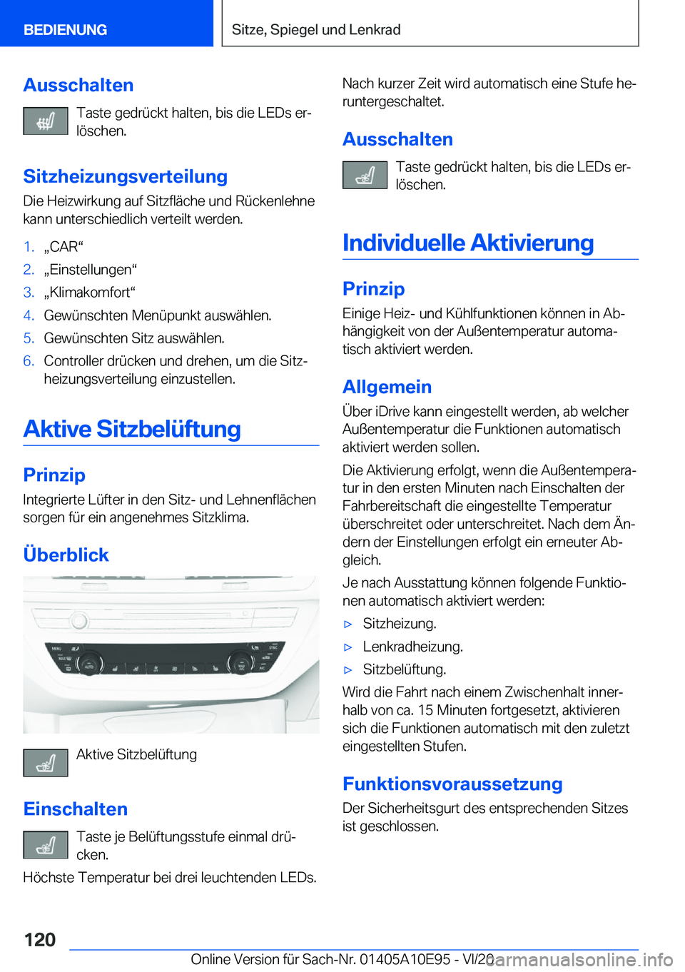 BMW X3 2021  Betriebsanleitungen (in German) �A�u�s�s�c�h�a�l�t�e�n�T�a�s�t�e��g�e�d�r�