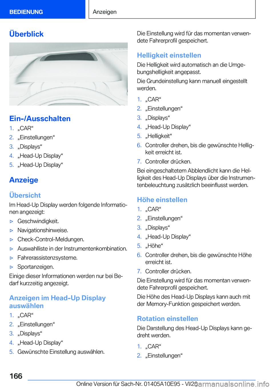 BMW X3 2021  Betriebsanleitungen (in German) �