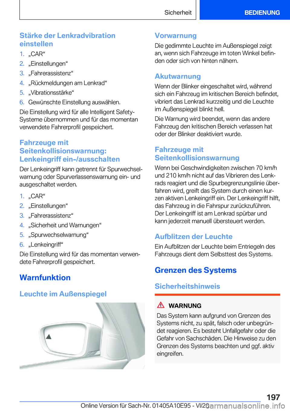 BMW X3 2021  Betriebsanleitungen (in German) �S�t�