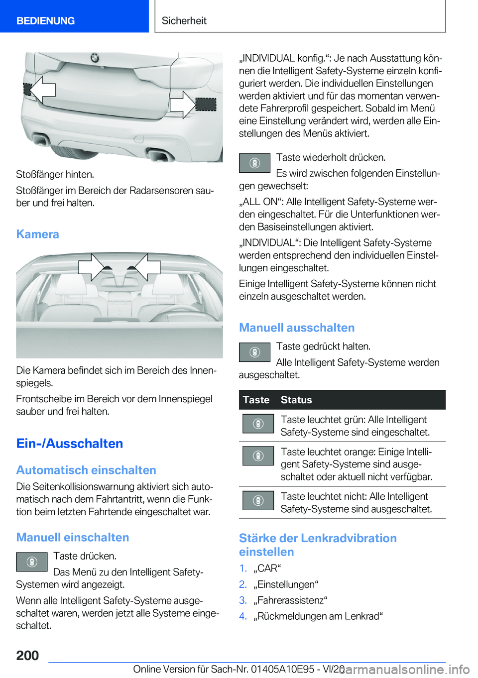 BMW X3 2021  Betriebsanleitungen (in German) �S�t�o�