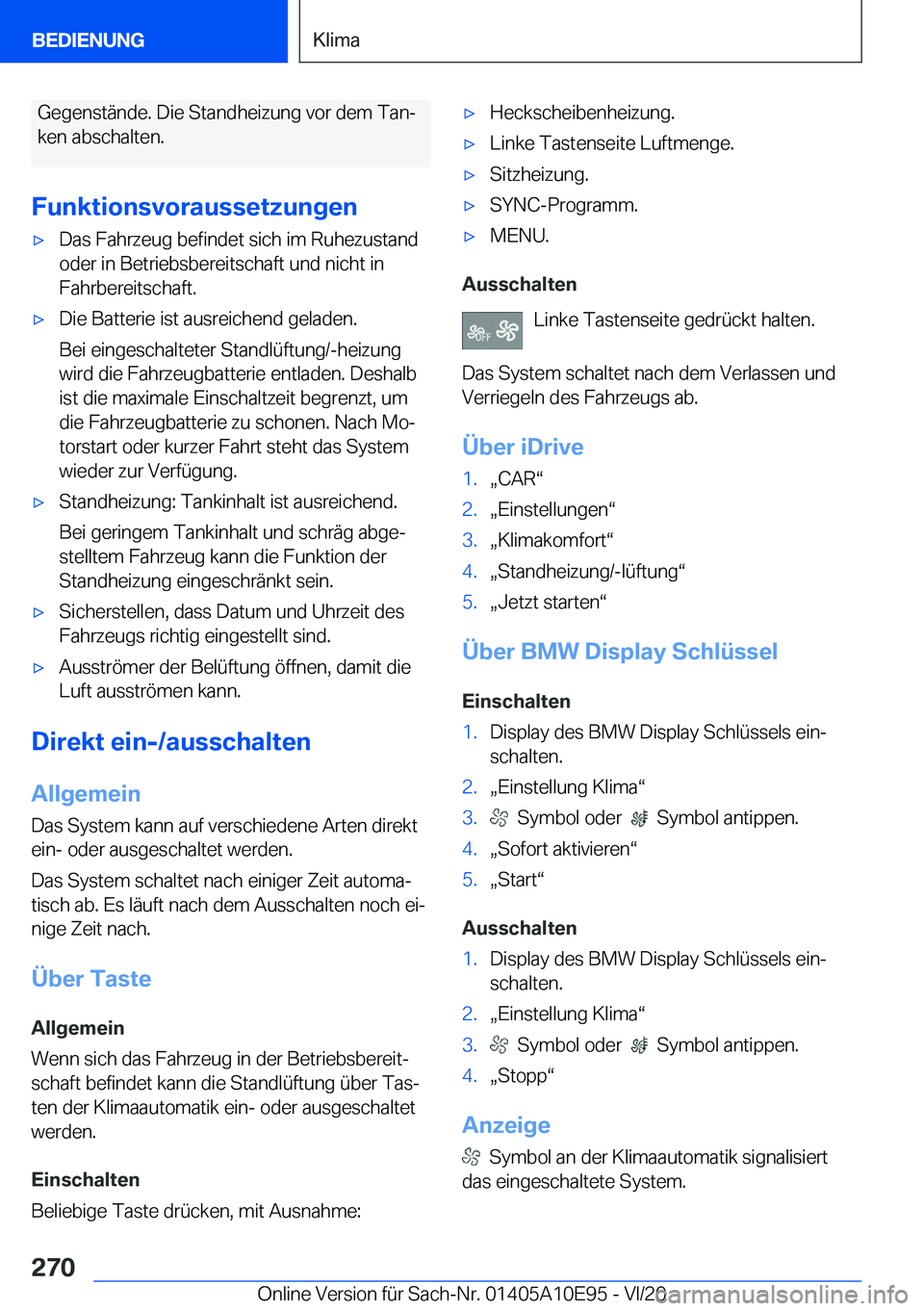 BMW X3 2021  Betriebsanleitungen (in German) �G�e�g�e�n�s�t�