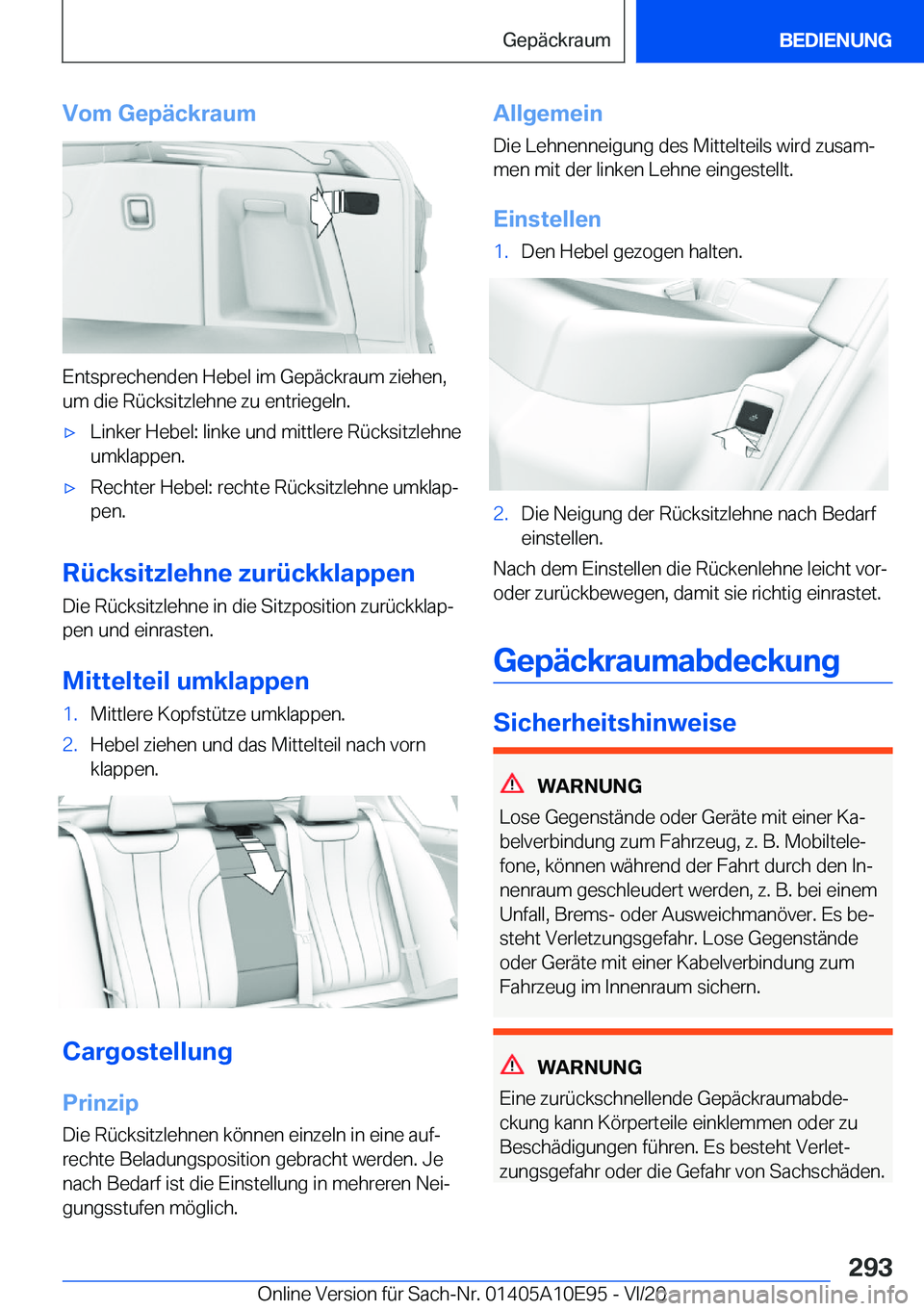 BMW X3 2021  Betriebsanleitungen (in German) �V�o�m��G�e�p�