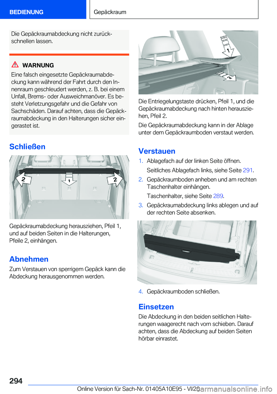BMW X3 2021  Betriebsanleitungen (in German) �D�i�e��G�e�p�