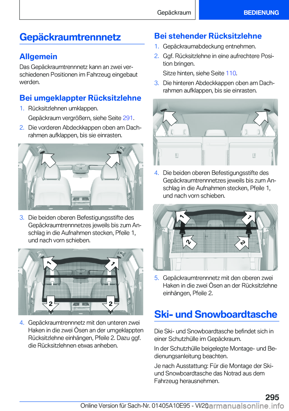 BMW X3 2021  Betriebsanleitungen (in German) �G�e�p�