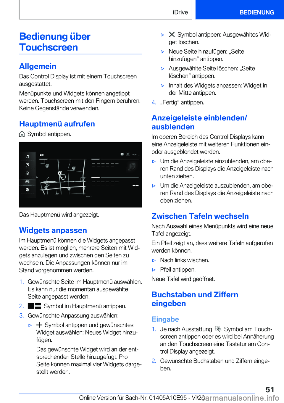 BMW X3 2021  Betriebsanleitungen (in German) �B�e�d�i�e�n�u�n�g��