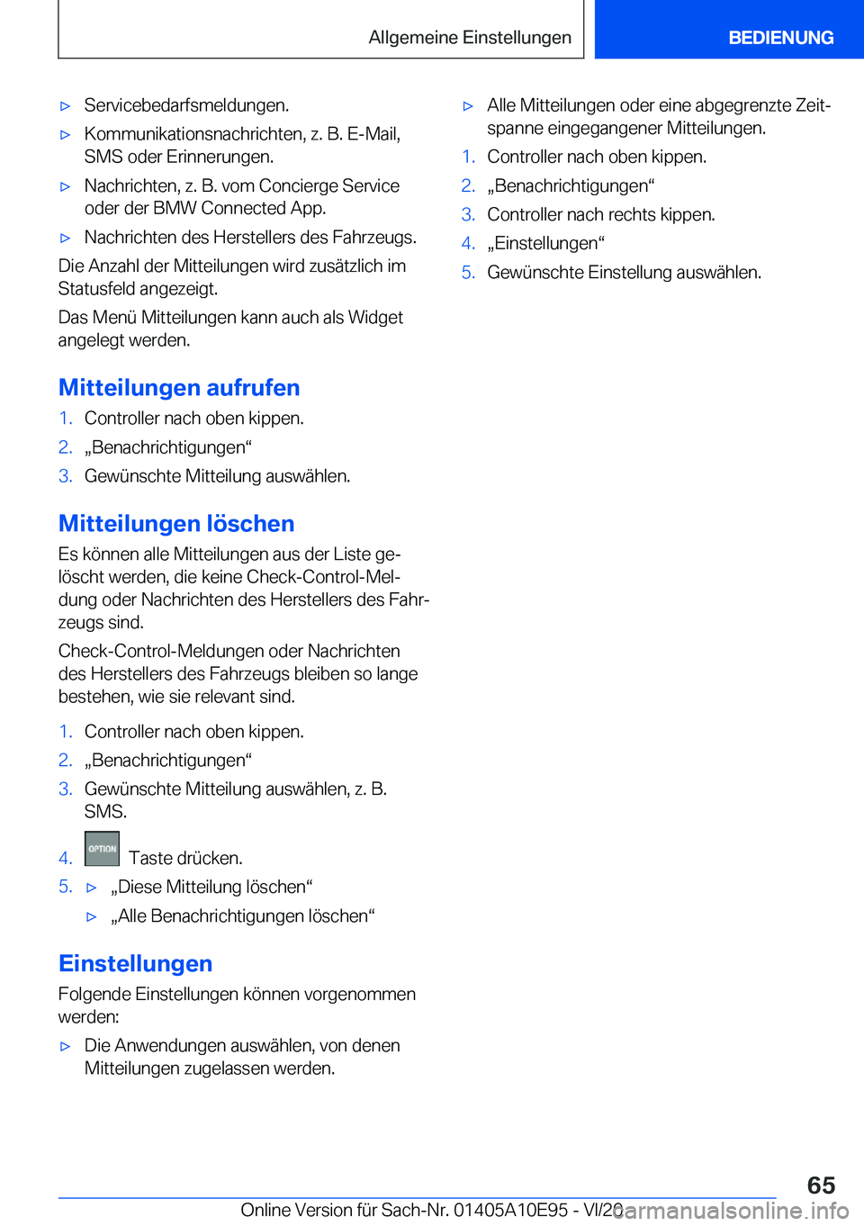 BMW X3 2021  Betriebsanleitungen (in German) x�S�e�r�v�i�c�e�b�e�d�a�r�f�s�m�e�l�d�u�n�g�e�n�.x�K�o�m�m�u�n�i�k�a�t�i�o�n�s�n�a�c�h�r�i�c�h�t�e�n�,��z�.��B�.��E�-�M�a�i�l�,�S�M�S��o�d�e�r��E�r�i�n�n�e�r�u�n�g�e�n�.x�N�a�c�h�r�i�c�h�t�e�n
