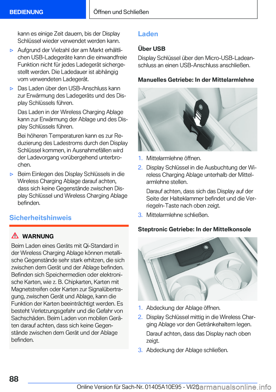 BMW X3 2021  Betriebsanleitungen (in German) �k�a�n�n��e�s��e�i�n�i�g�e��Z�e�i�t��d�a�u�e�r�n�,��b�i�s��d�e�r��D�i�s�p�l�a�y
�S�c�h�l�