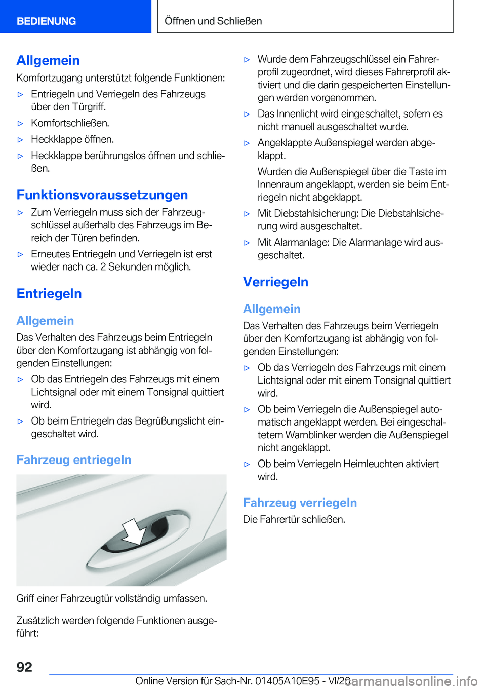 BMW X3 2021  Betriebsanleitungen (in German) �A�l�l�g�e�m�e�i�n
�K�o�m�f�o�r�t�z�u�g�a�n�g��u�n�t�e�r�s�t�