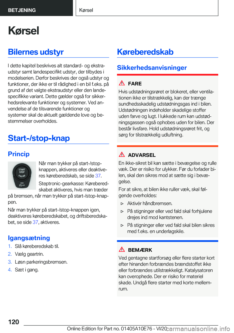 BMW X3 2021  InstruktionsbØger (in Danish) �K�