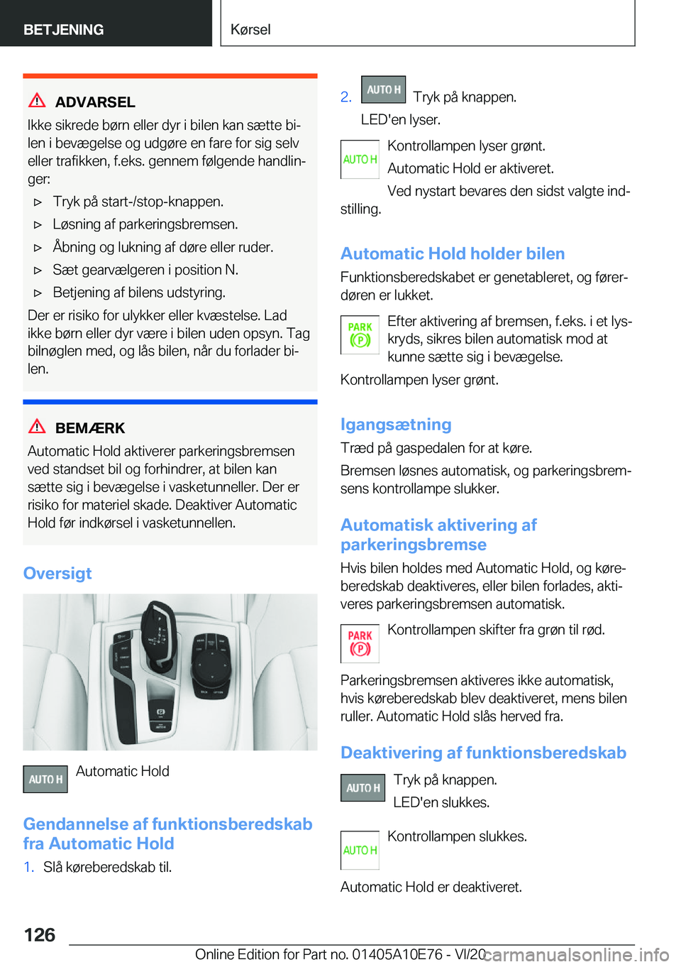 BMW X3 2021  InstruktionsbØger (in Danish) �A�D�V�A�R�S�E�L
�I�k�k�e��s�i�k�r�e�d�e��b�