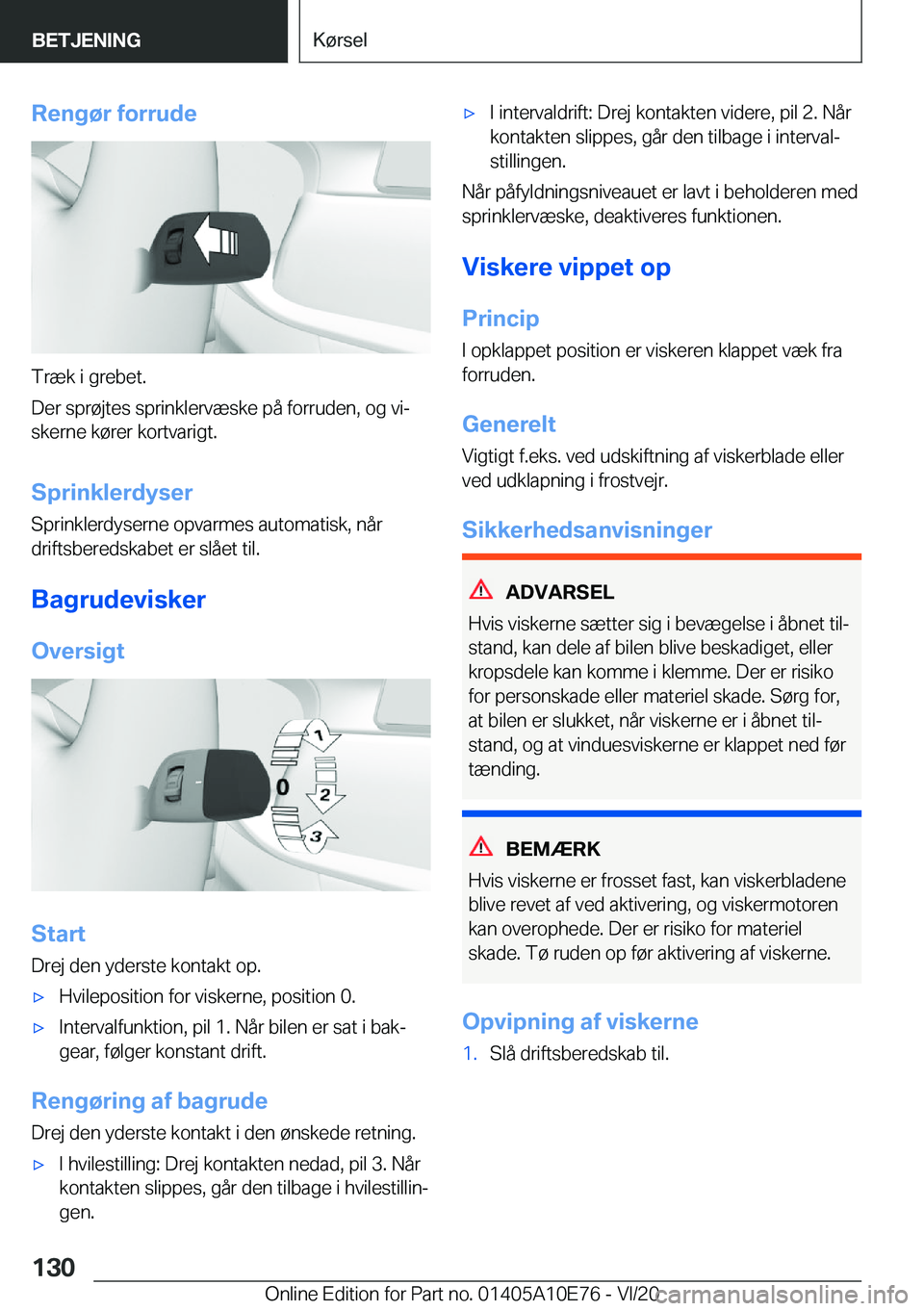 BMW X3 2021  InstruktionsbØger (in Danish) �R�e�n�g�