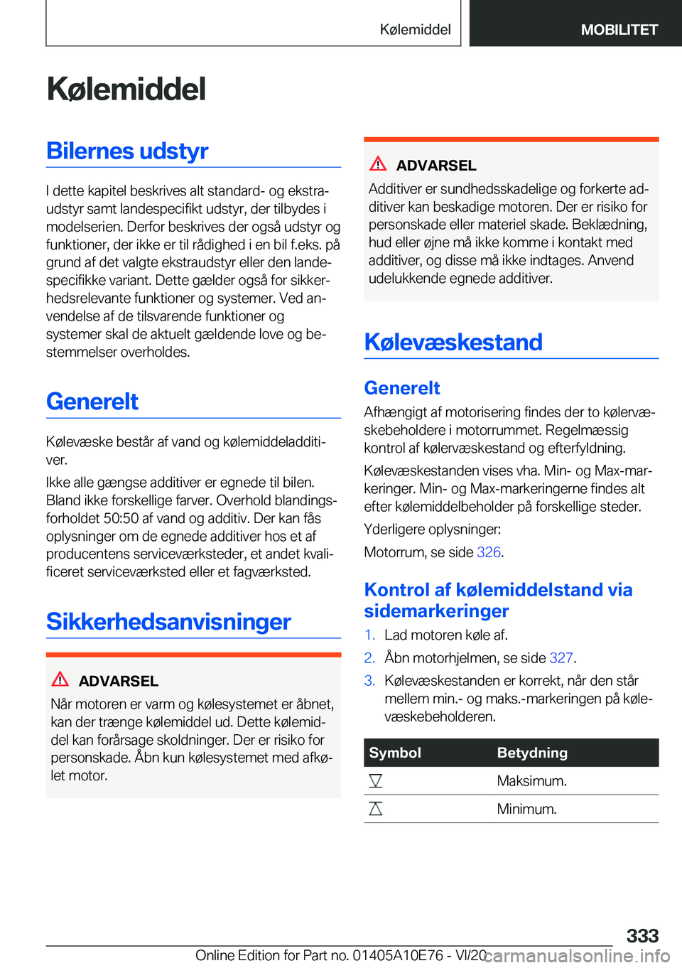BMW X3 2021  InstruktionsbØger (in Danish) �K�