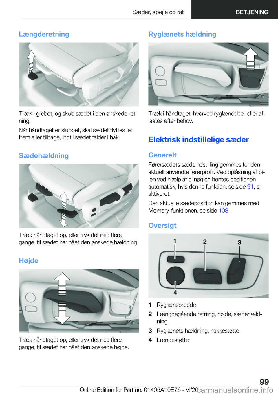 BMW X3 2021  InstruktionsbØger (in Danish) �L�æ�n�g�d�e�r�e�t�n�i�n�g
�T�r�æ�k��i��g�r�e�b�e�t�,��o�g��s�k�u�b��s�æ�d�e�t��i��d�e�n��