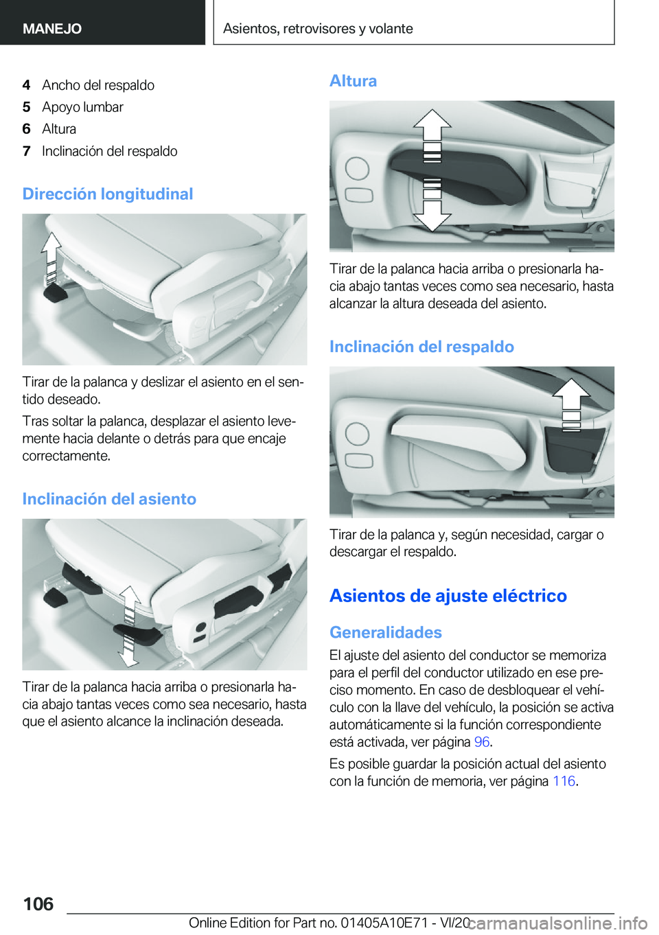 BMW X3 2021  Manuales de Empleo (in Spanish) �4�A�n�c�h�o��d�e�l��r�e�s�p�a�l�d�o�5�A�p�o�y�o��l�u�m�b�a�r�6�A�l�t�u�r�a�7�I�n�c�l�i�n�a�c�i�