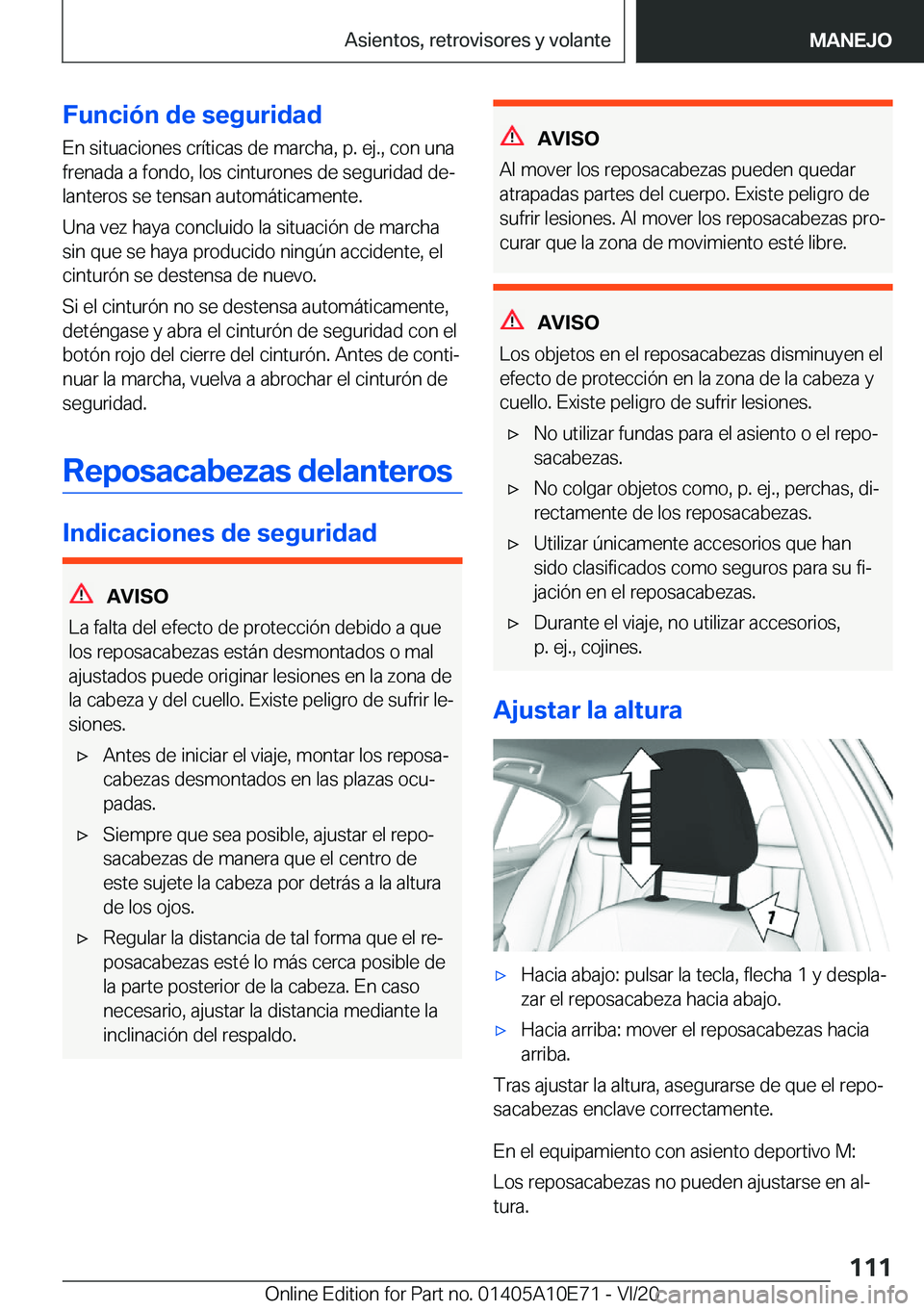BMW X3 2021  Manuales de Empleo (in Spanish) �F�u�n�c�i�