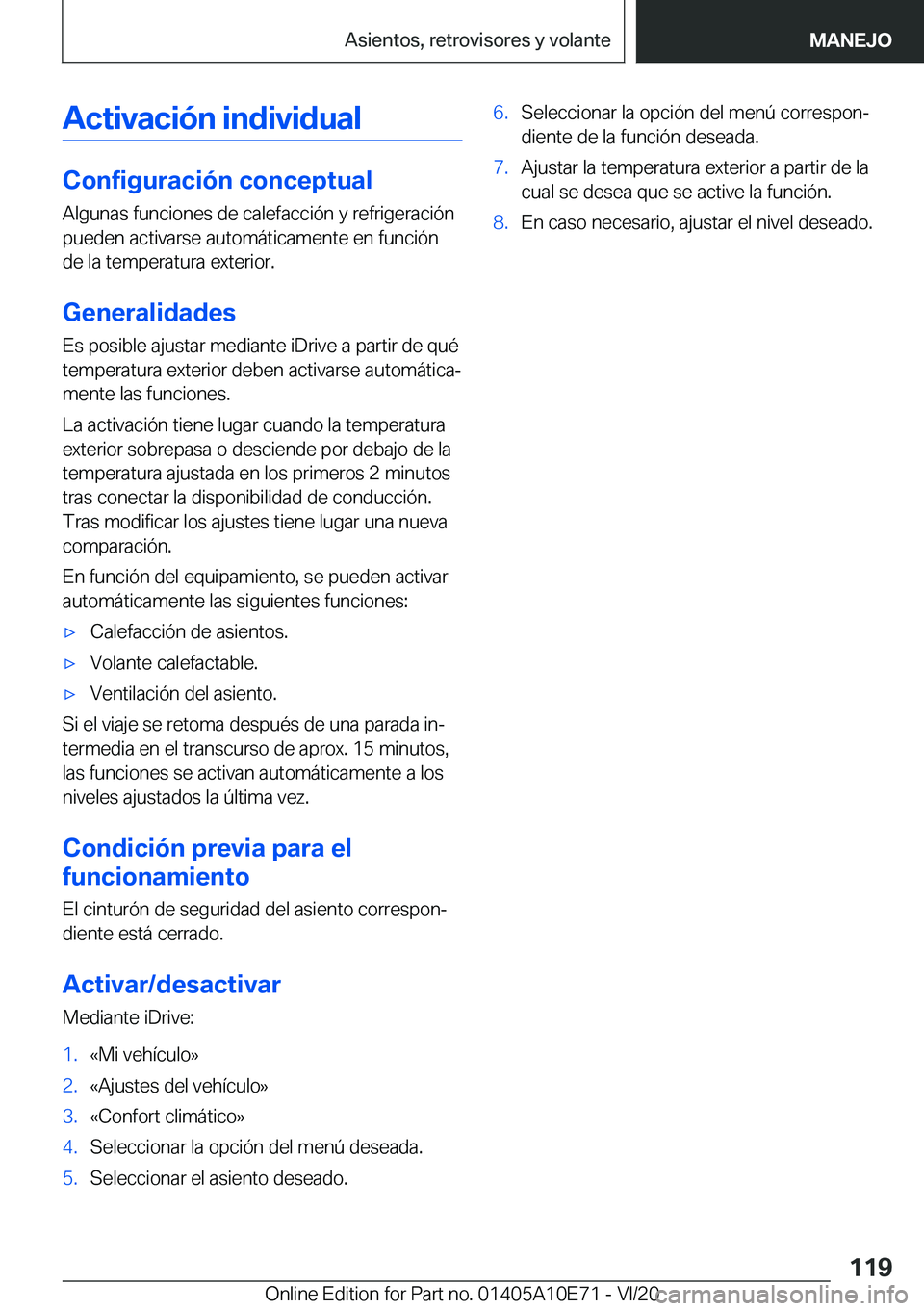 BMW X3 2021  Manuales de Empleo (in Spanish) �A�c�t�i�v�a�c�i�