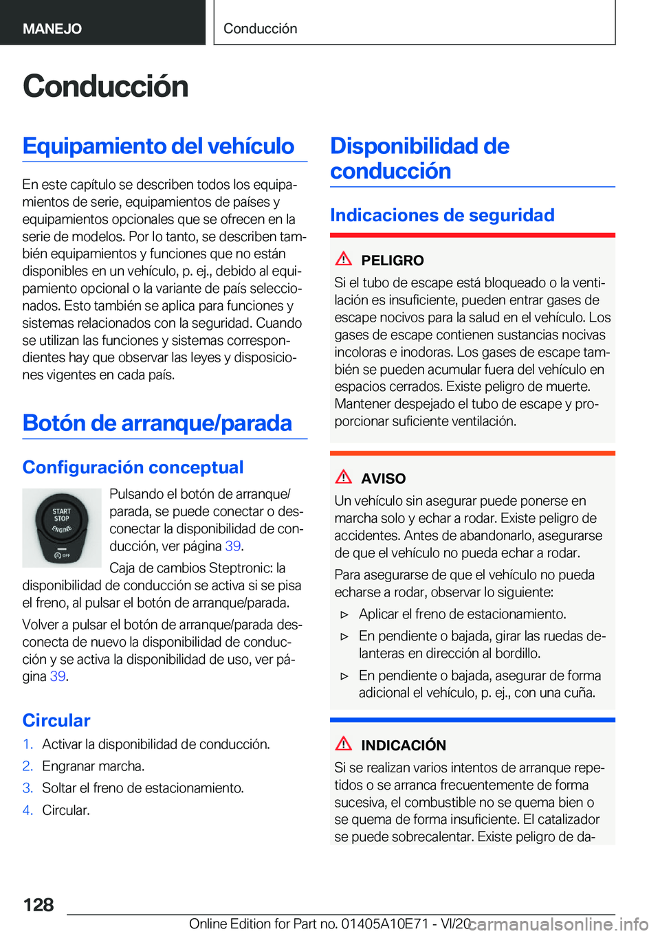 BMW X3 2021  Manuales de Empleo (in Spanish) �C�o�n�d�u�c�c�i�