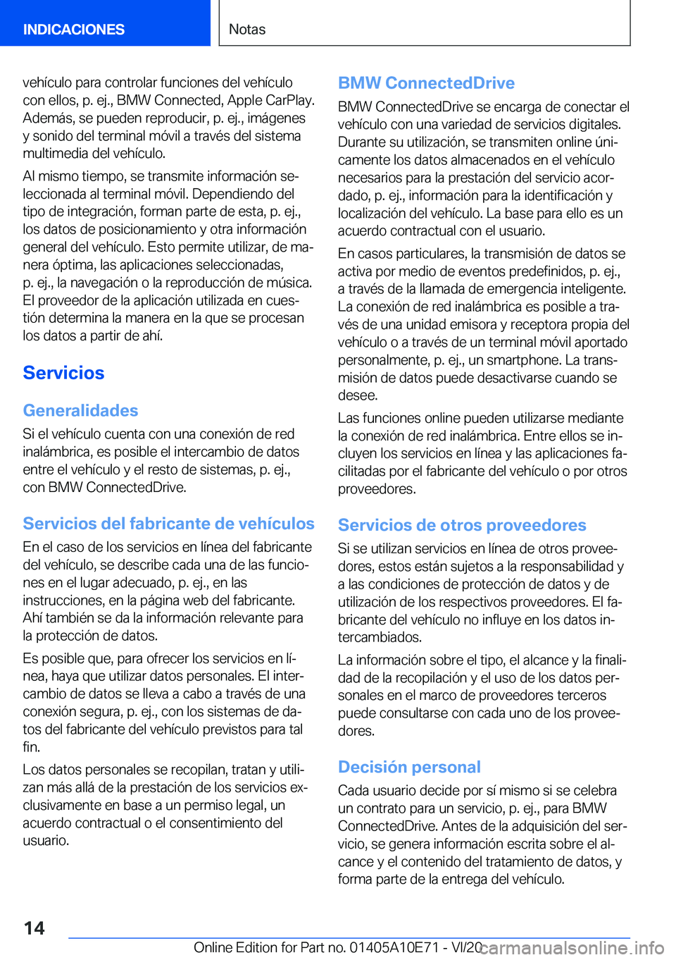 BMW X3 2021  Manuales de Empleo (in Spanish) �v�e�h�