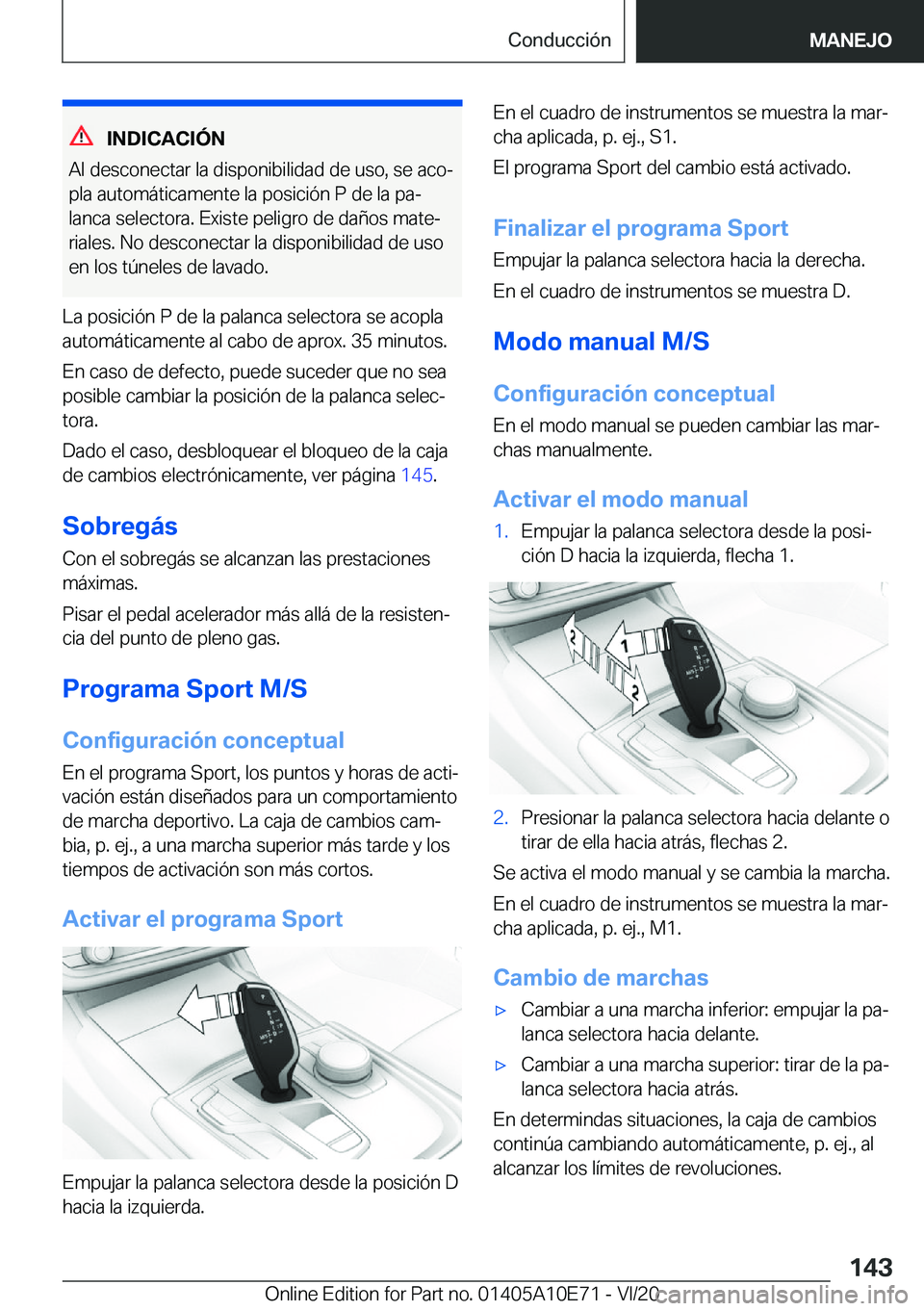 BMW X3 2021  Manuales de Empleo (in Spanish) �I�N�D�I�C�A�C�I�