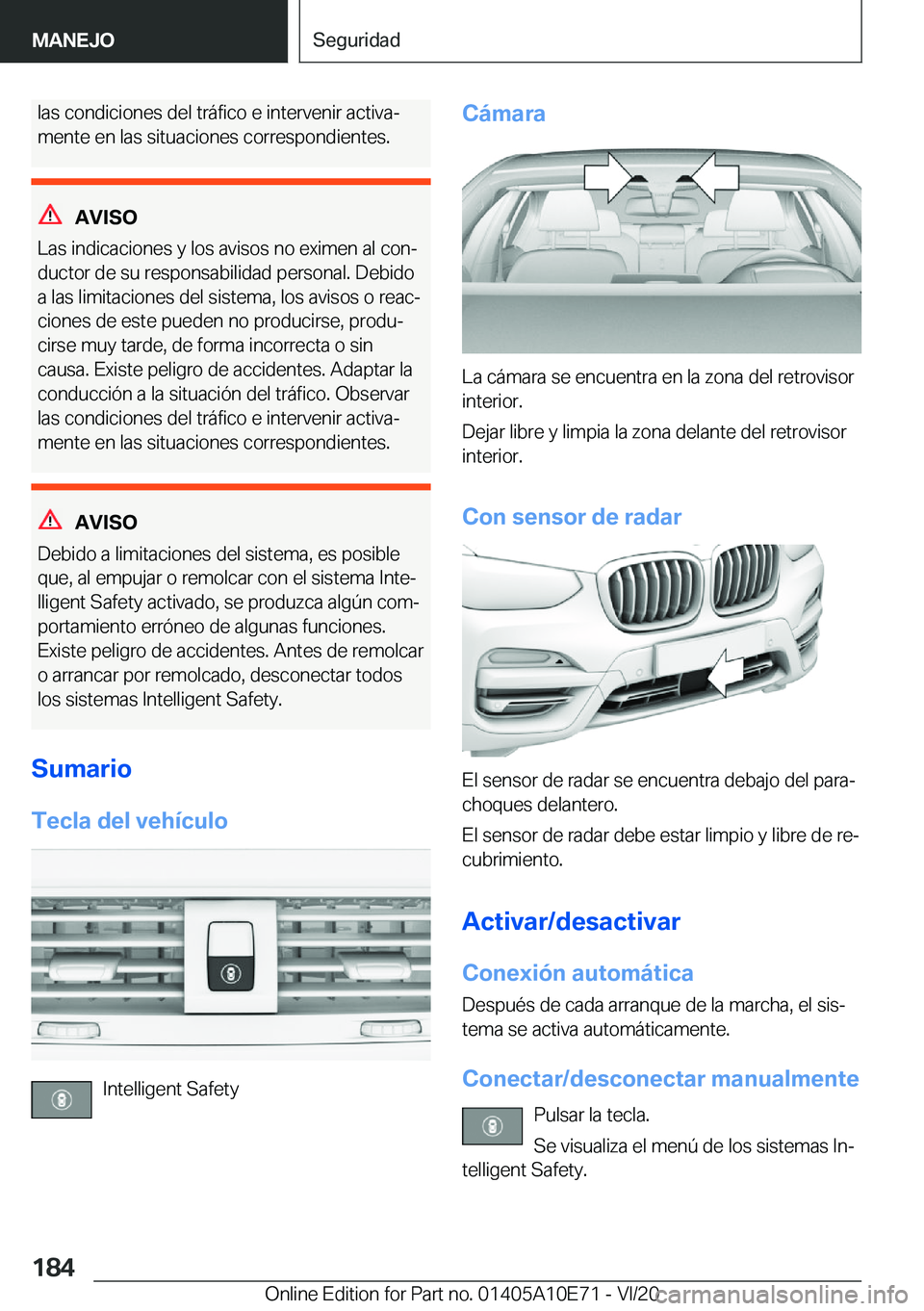 BMW X3 2021  Manuales de Empleo (in Spanish) �l�a�s��c�o�n�d�i�c�i�o�n�e�s��d�e�l��t�r�