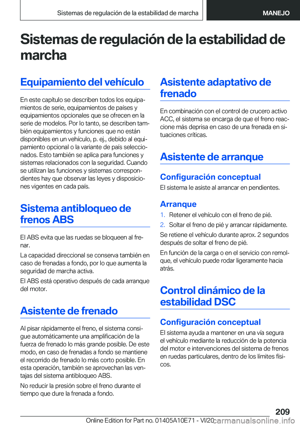 BMW X3 2021  Manuales de Empleo (in Spanish) �S�i�s�t�e�m�a�s��d�e��r�e�g�u�l�a�c�i�
