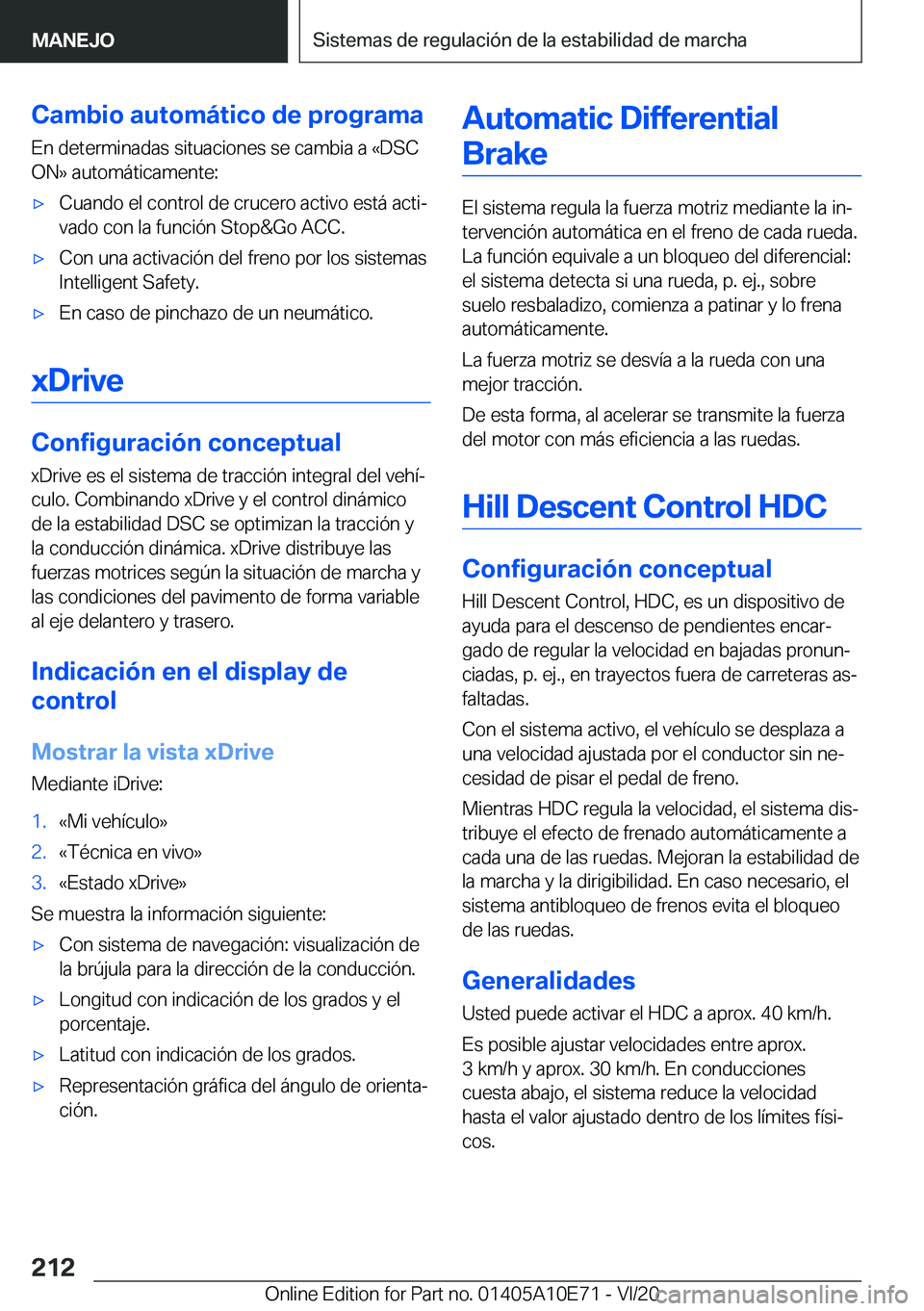BMW X3 2021  Manuales de Empleo (in Spanish) �C�a�m�b�i�o��a�u�t�o�m�