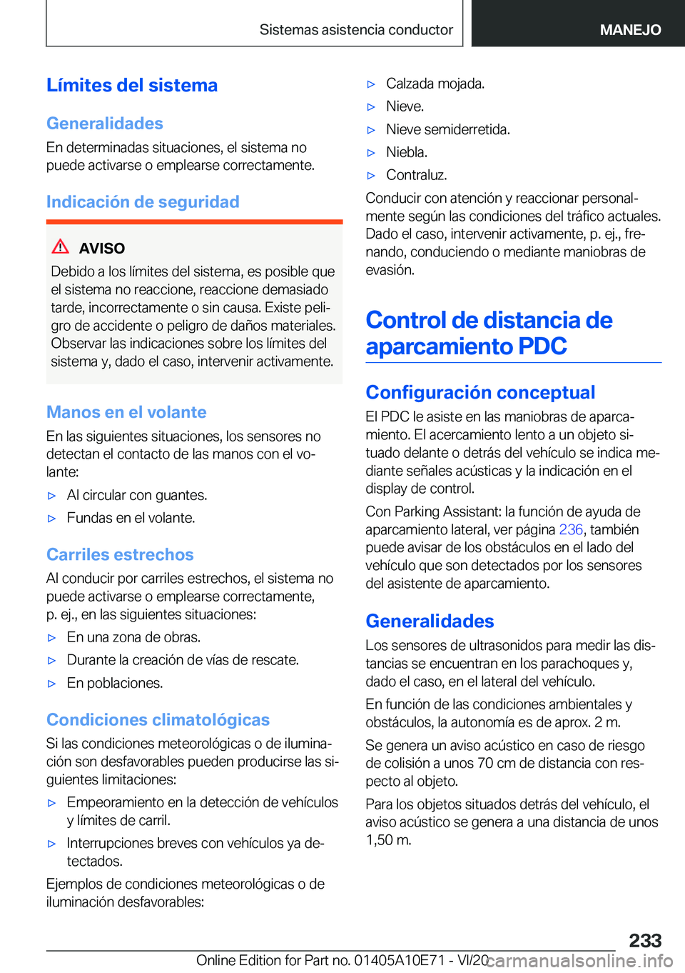 BMW X3 2021  Manuales de Empleo (in Spanish) �L�