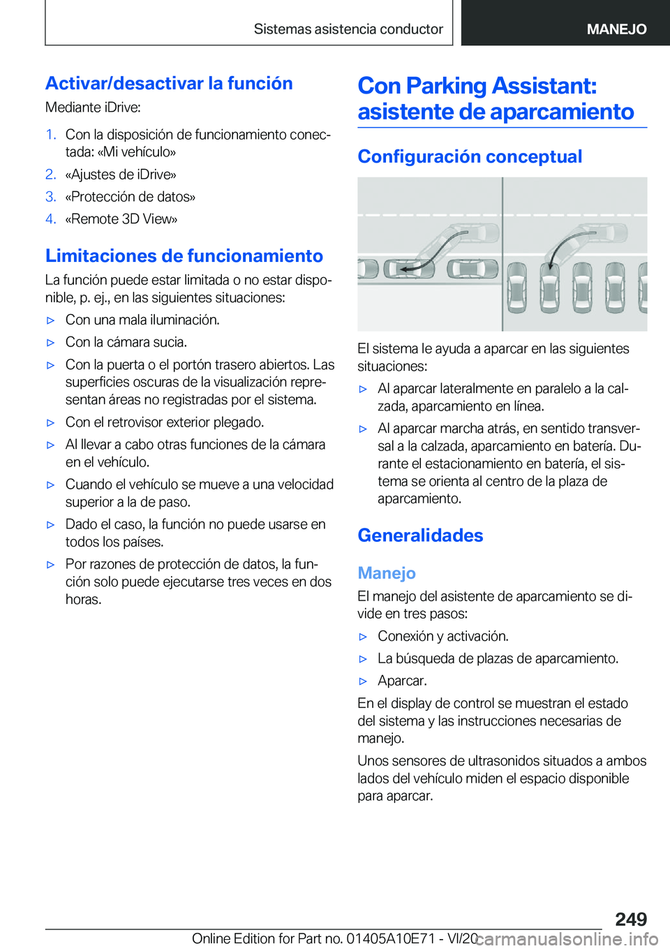 BMW X3 2021  Manuales de Empleo (in Spanish) �A�c�t�i�v�a�r�/�d�e�s�a�c�t�i�v�a�r��l�a��f�u�n�c�i�