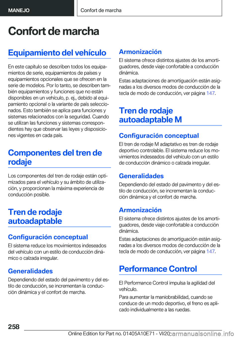 BMW X3 2021  Manuales de Empleo (in Spanish) �C�o�n�f�o�r�t��d�e��m�a�r�c�h�a�E�q�u�i�p�a�m�i�e�n�t�o��d�e�l��v�e�h�