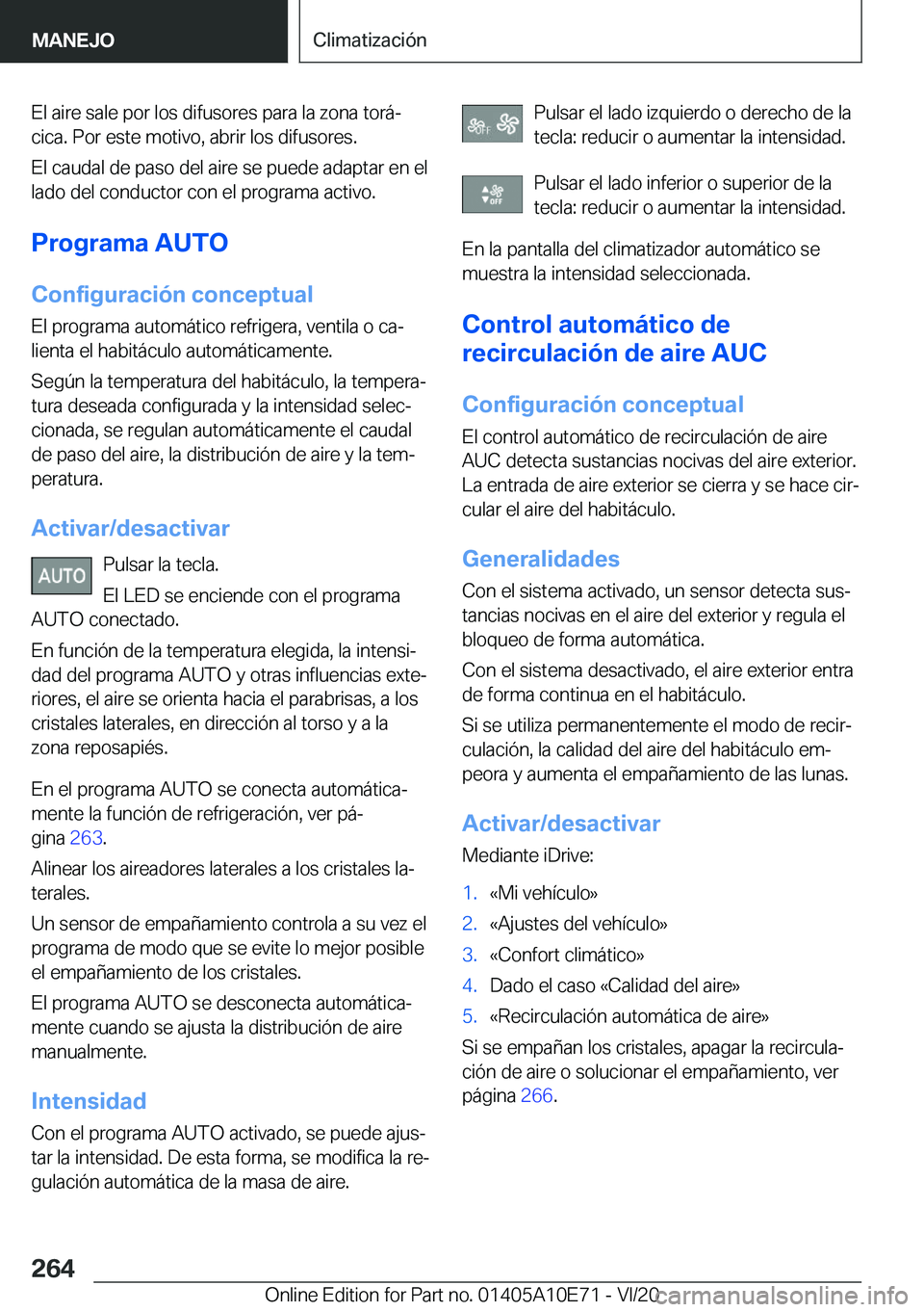 BMW X3 2021  Manuales de Empleo (in Spanish) �E�l��a�i�r�e��s�a�l�e��p�o�r��l�o�s��d�i�f�u�s�o�r�e�s��p�a�r�a��l�a��z�o�n�a��t�o�r�