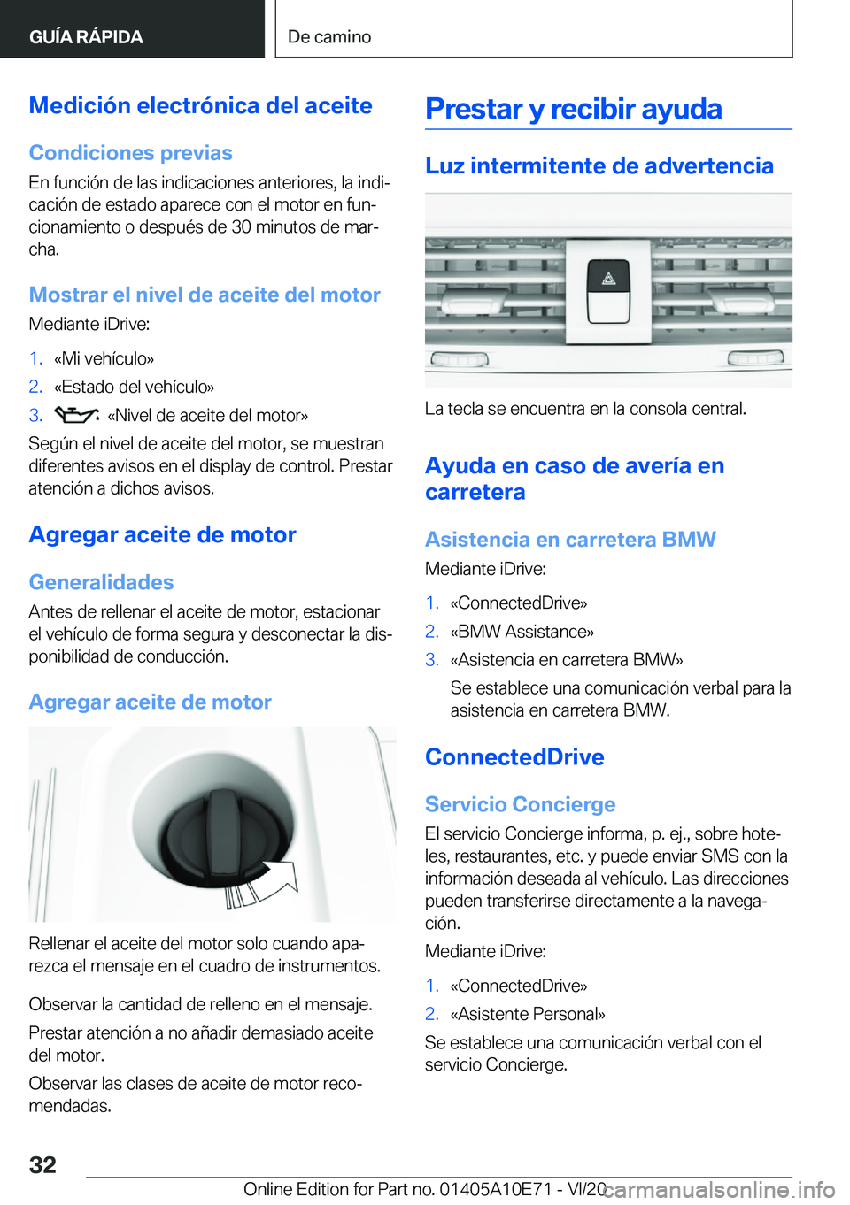 BMW X3 2021  Manuales de Empleo (in Spanish) �M�e�d�i�c�i�