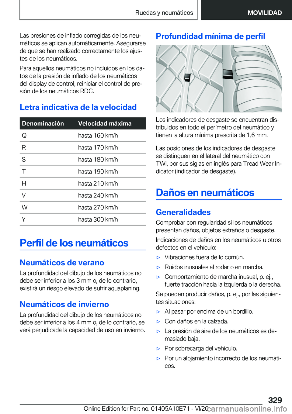 BMW X3 2021  Manuales de Empleo (in Spanish) �L�a�s��p�r�e�s�i�o�n�e�s��d�e��i�n�f�l�a�d�o��c�o�r�r�e�g�i�d�a�s��d�e��l�o�s��n�e�uª�m�