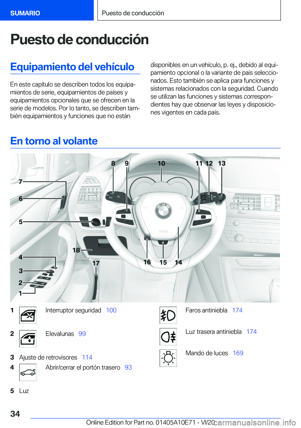 BMW X3 2021  Manuales de Empleo (in Spanish) �P�u�e�s�t�o��d�e��c�o�n�d�u�c�c�i�